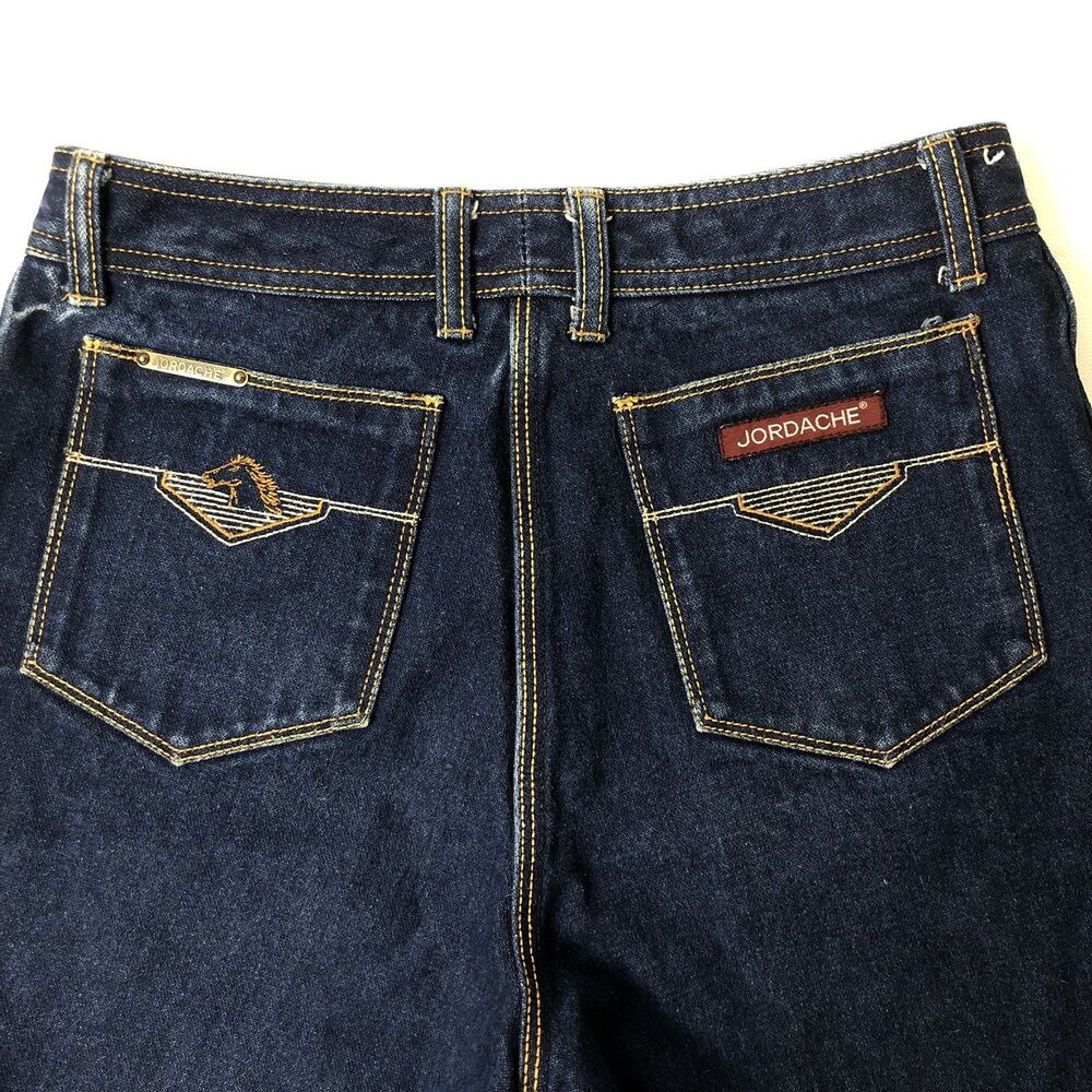 Vintage Jordache Horsehead Blue Jeans Size 30 Long 80s Rare